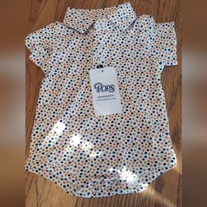 Poppy Kids  Polka Dot Baby Onesie